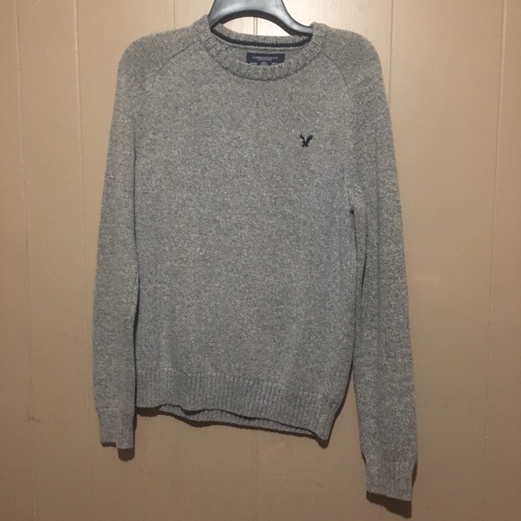 American eagle sweater mens medium gray in color - Picture 1 of 6